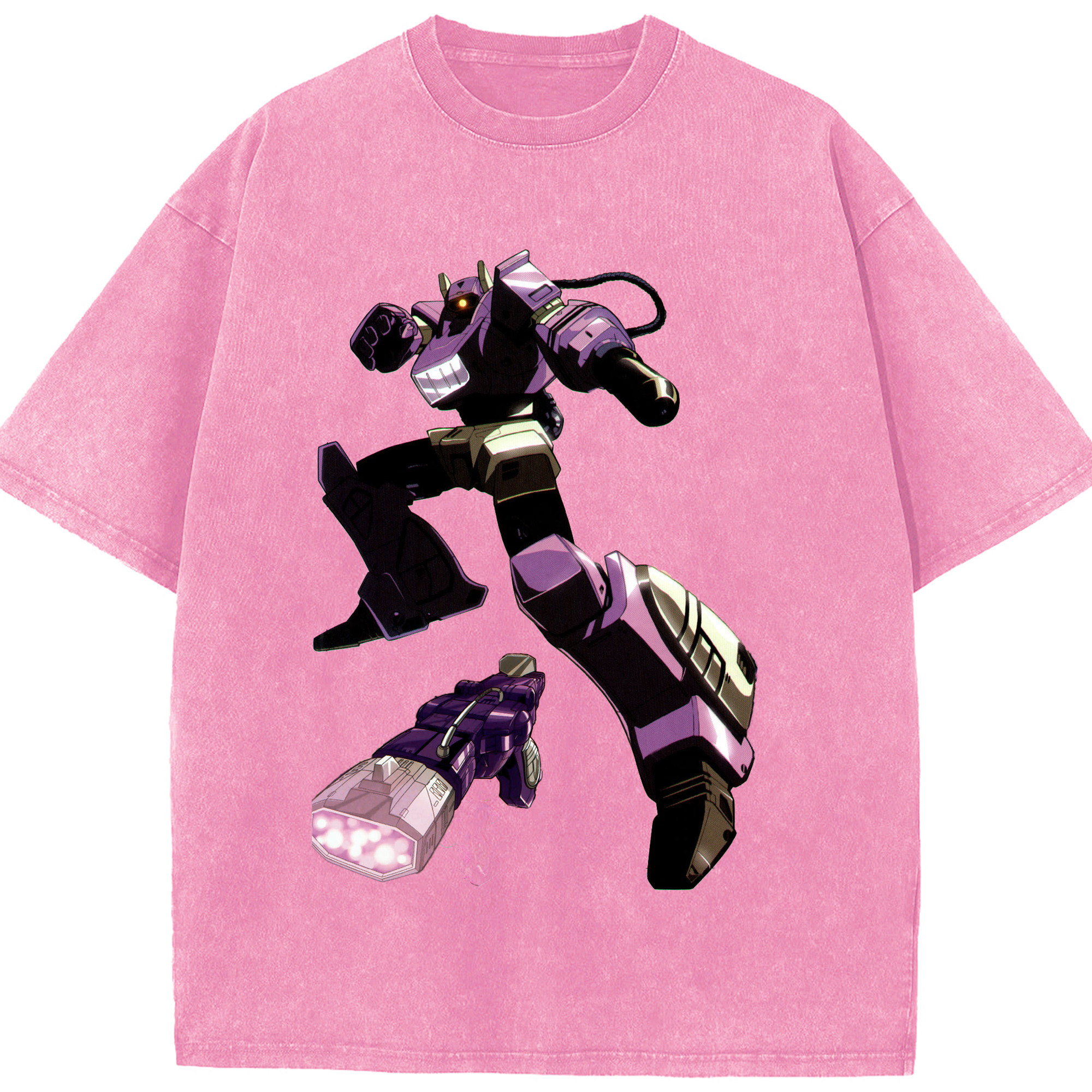 （画像用）  綿100% ヴィンテージ風 半袖Tシャツ（フロントプリント）